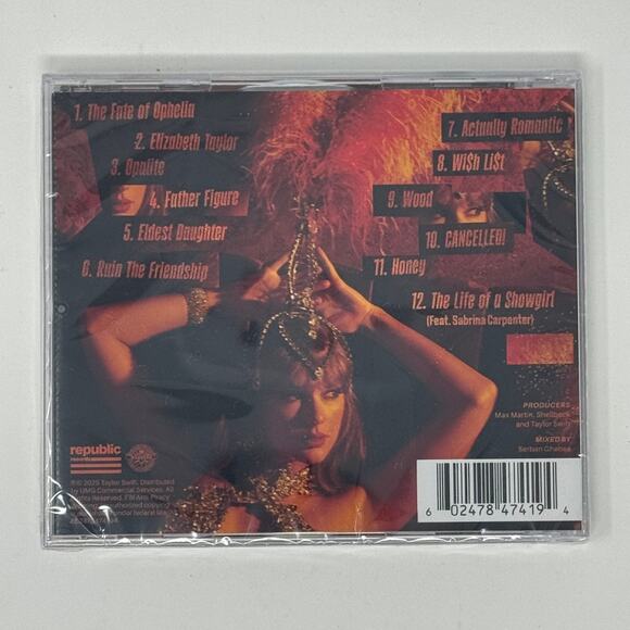 Taylor Swift The Life of a Showgirl CD + Hand Signed Photo 1 - Picture 2 of 3